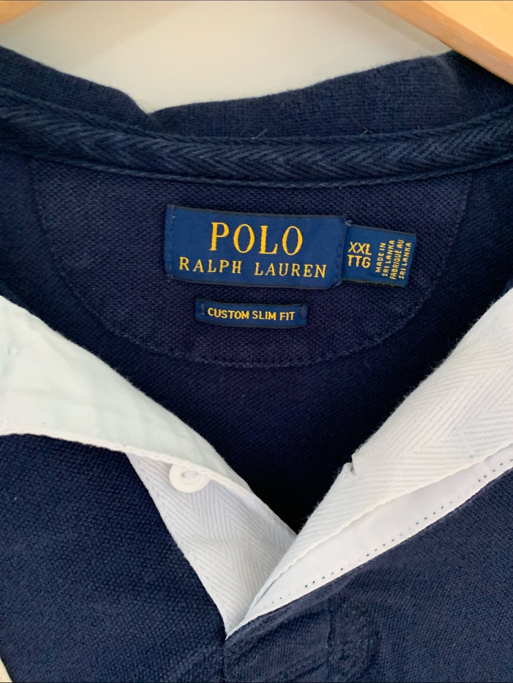 Polo Ralph Lauren Men’s Rugby Short Rowing Club Crest Stripes Sleeves Size XXL - Picture 4 of 9